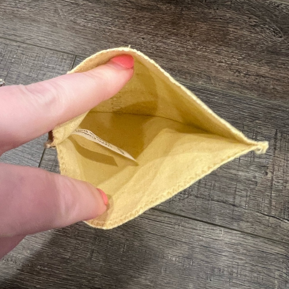 Louis Vuitton Small Beige Cotton Pouch – Made in Italy - Picture 3 of 7